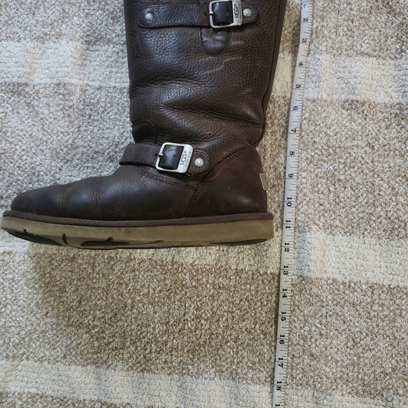 UGG Fluffy Brown Boots - Picture 9 of 10